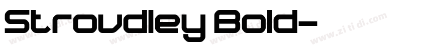 Stroudley Bold字体转换 Stroudley Bold字体转换
